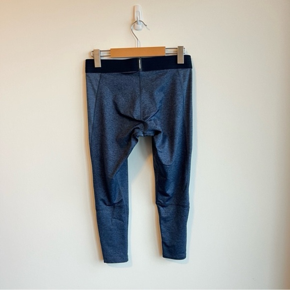 Men’s Nike Pro Tights 3/4 Blue Size Medium - Picture 2 of 9